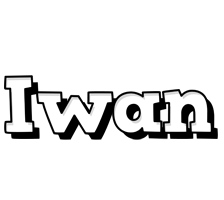 Iwan snowing logo