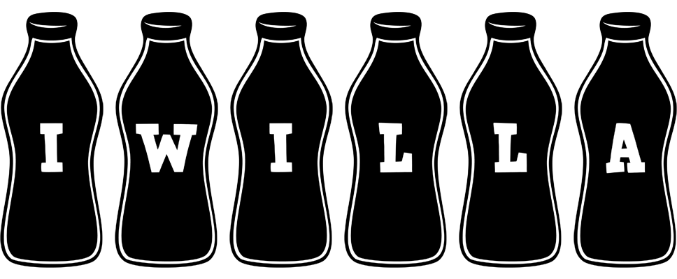 Iwilla bottle logo
