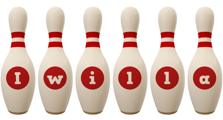 Iwilla bowling-pin logo