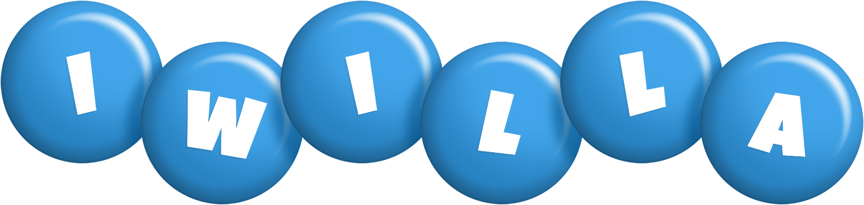 Iwilla candy-blue logo