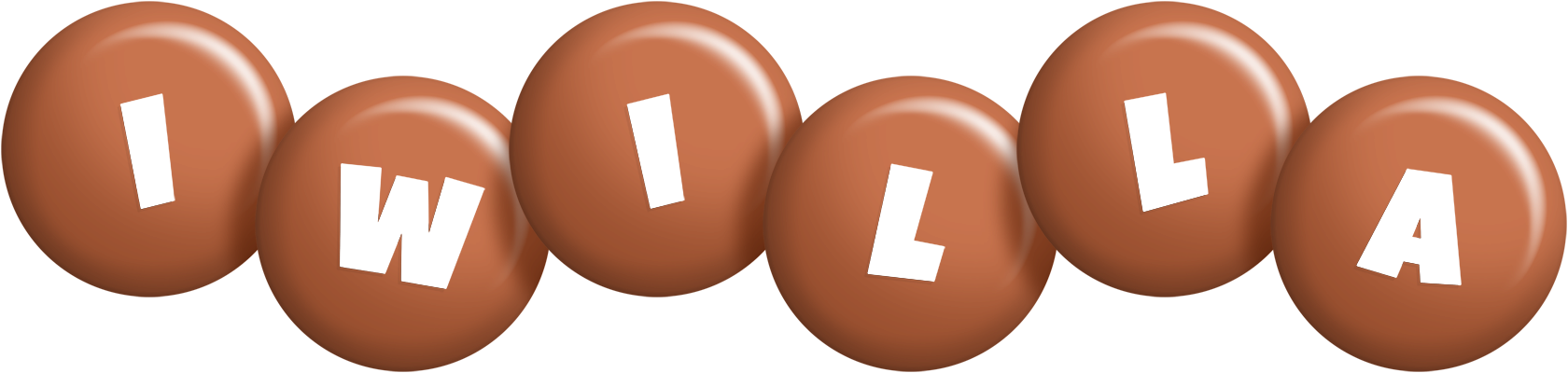 Iwilla candy-brown logo