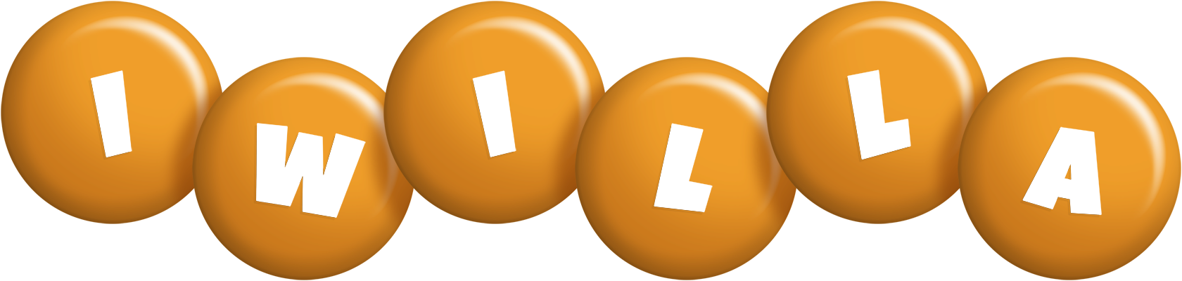 Iwilla candy-orange logo