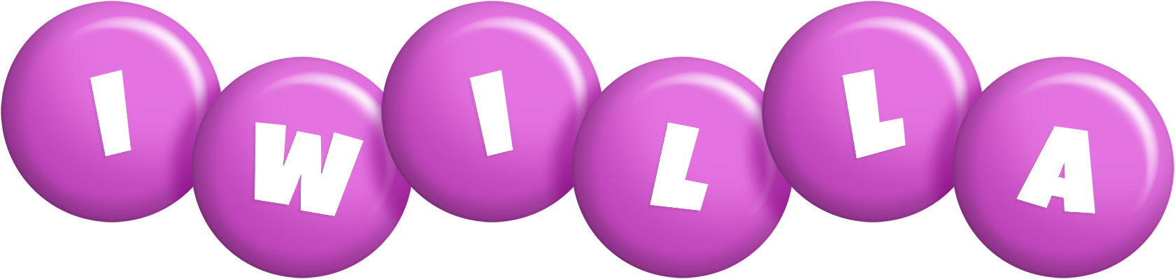 Iwilla candy-purple logo