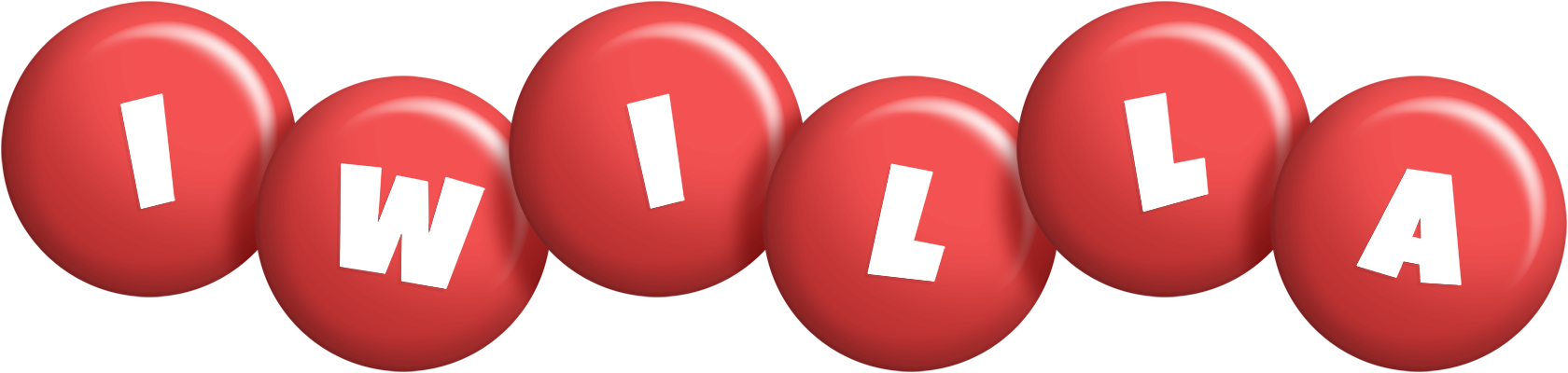 Iwilla candy-red logo