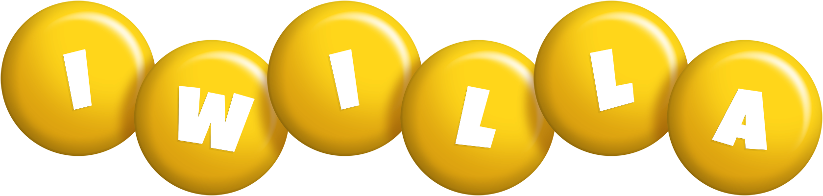 Iwilla candy-yellow logo