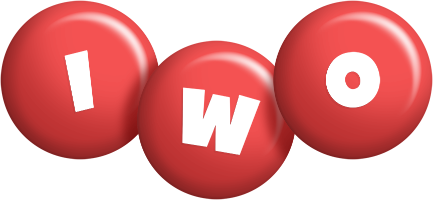 Iwo candy-red logo