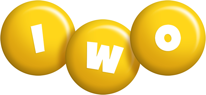 Iwo candy-yellow logo