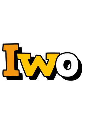 Iwo cartoon logo