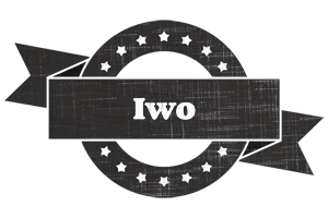 Iwo grunge logo