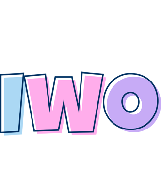Iwo pastel logo