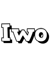 Iwo snowing logo