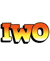 Iwo sunset logo