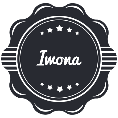Iwona badge logo