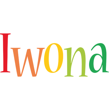 Iwona birthday logo