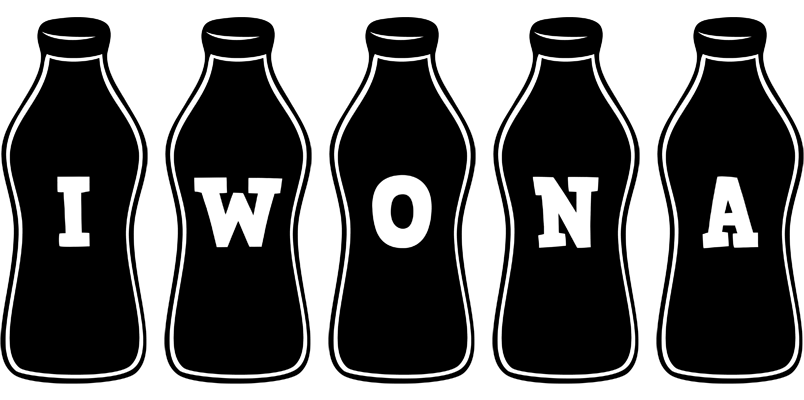 Iwona bottle logo