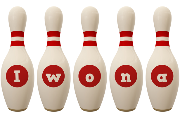 Iwona bowling-pin logo