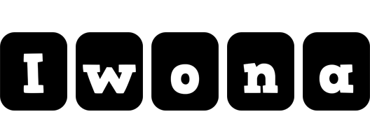 Iwona box logo