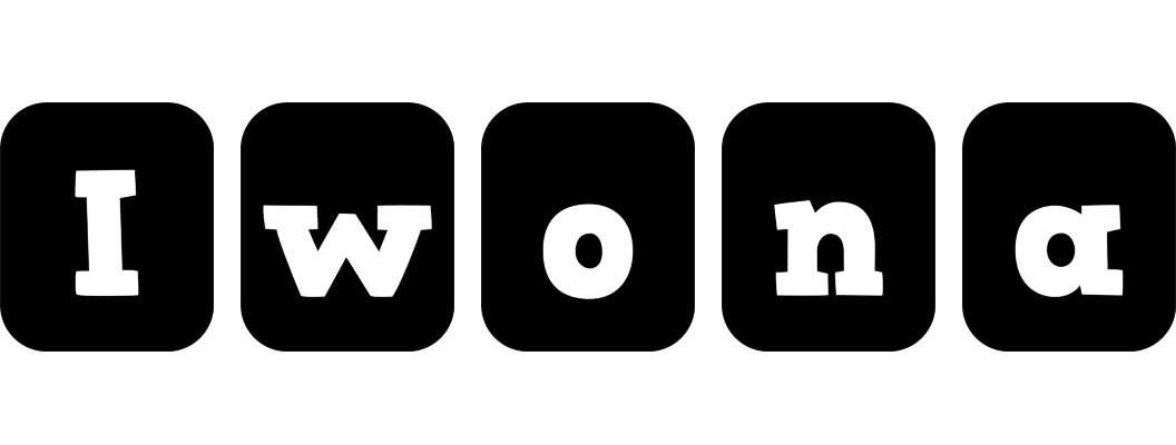 Iwona box logo