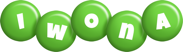 Iwona candy-green logo