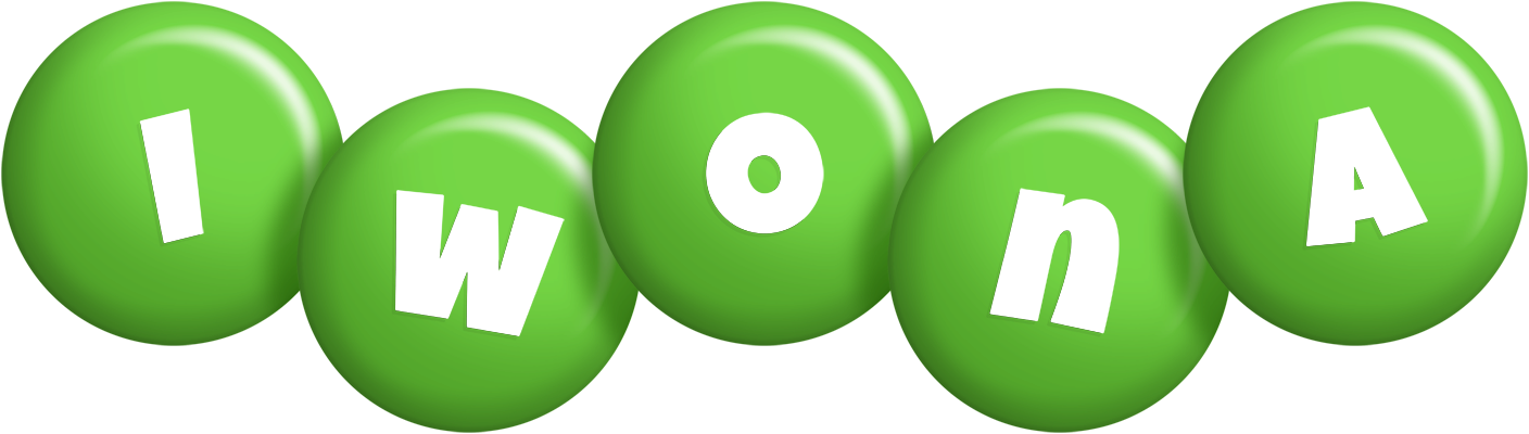 Iwona candy-green logo