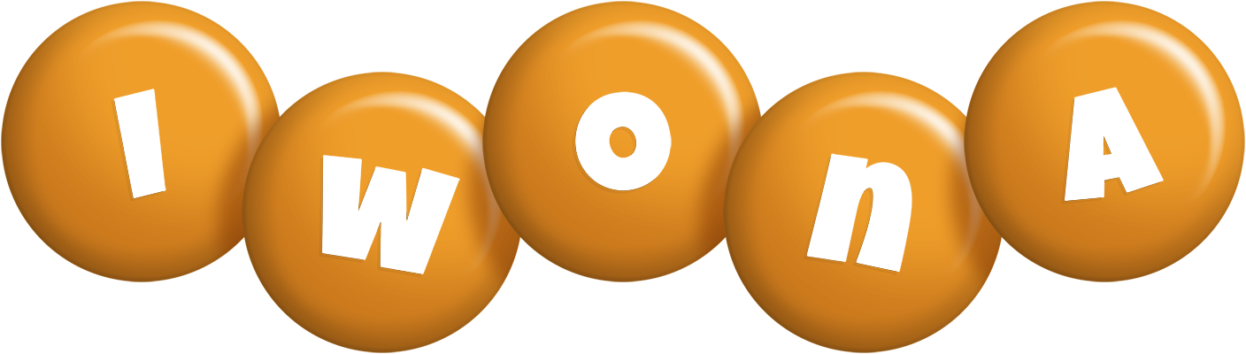 Iwona candy-orange logo