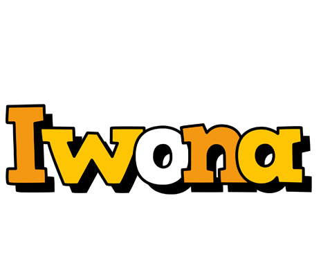 Iwona cartoon logo