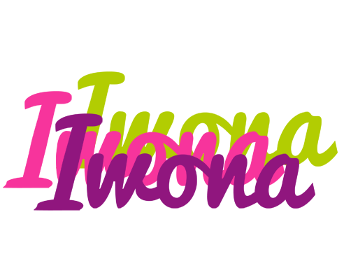 Iwona flowers logo