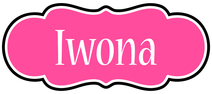 Iwona invitation logo