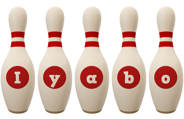 Iyabo bowling-pin logo