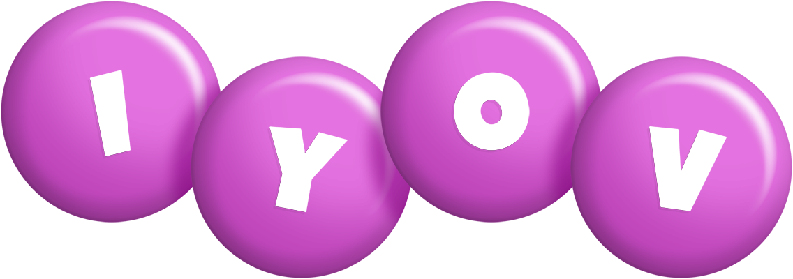 Iyov candy-purple logo
