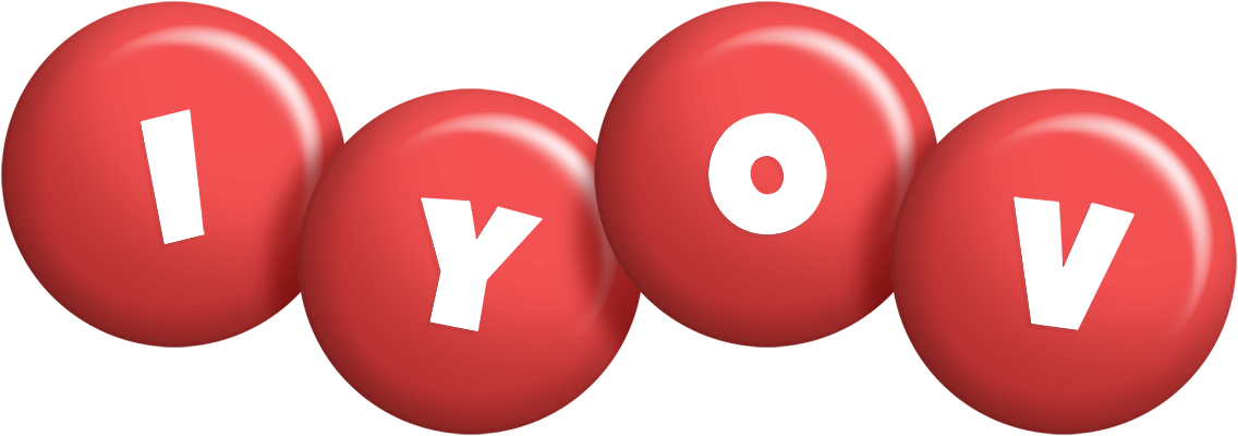 Iyov candy-red logo