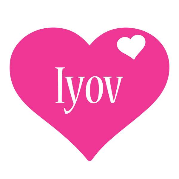 Iyov love-heart logo