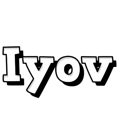 Iyov snowing logo