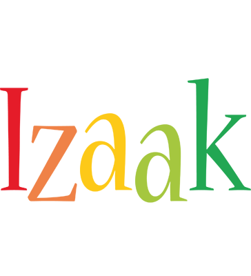 Izaak birthday logo