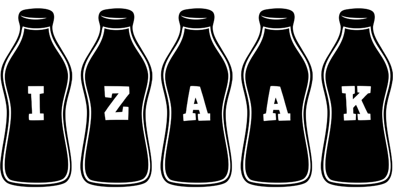 Izaak bottle logo