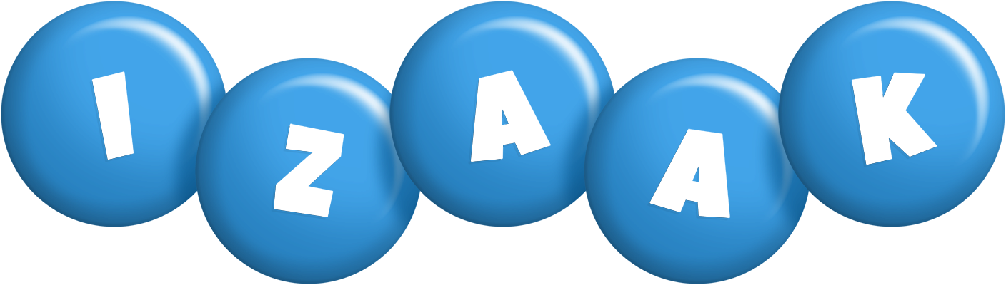 Izaak candy-blue logo