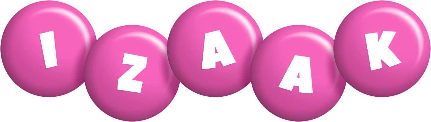 Izaak candy-pink logo