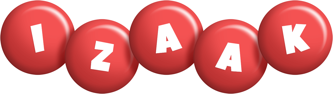 Izaak candy-red logo