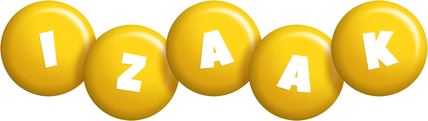 Izaak candy-yellow logo