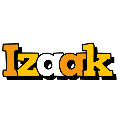 Izaak cartoon logo
