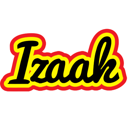 Izaak flaming logo