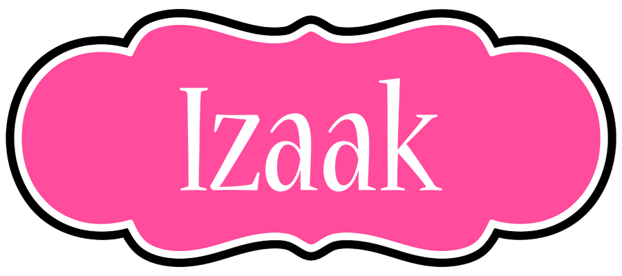 Izaak invitation logo