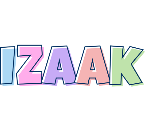 Izaak pastel logo