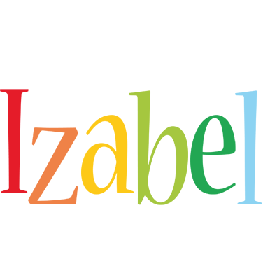 Izabel birthday logo