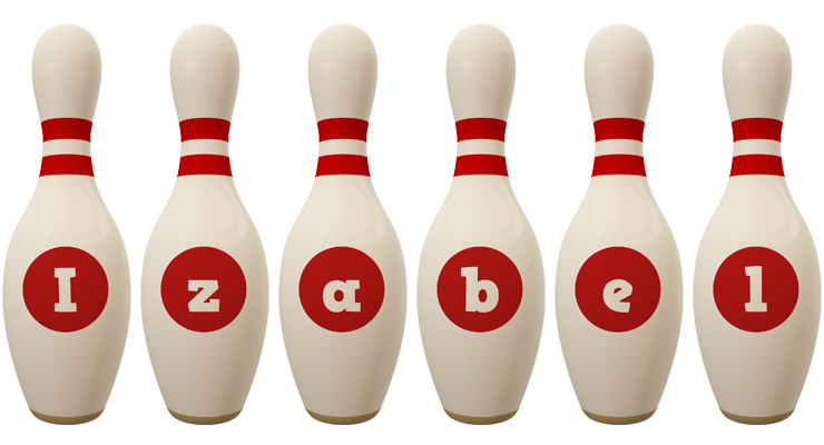 Izabel bowling-pin logo