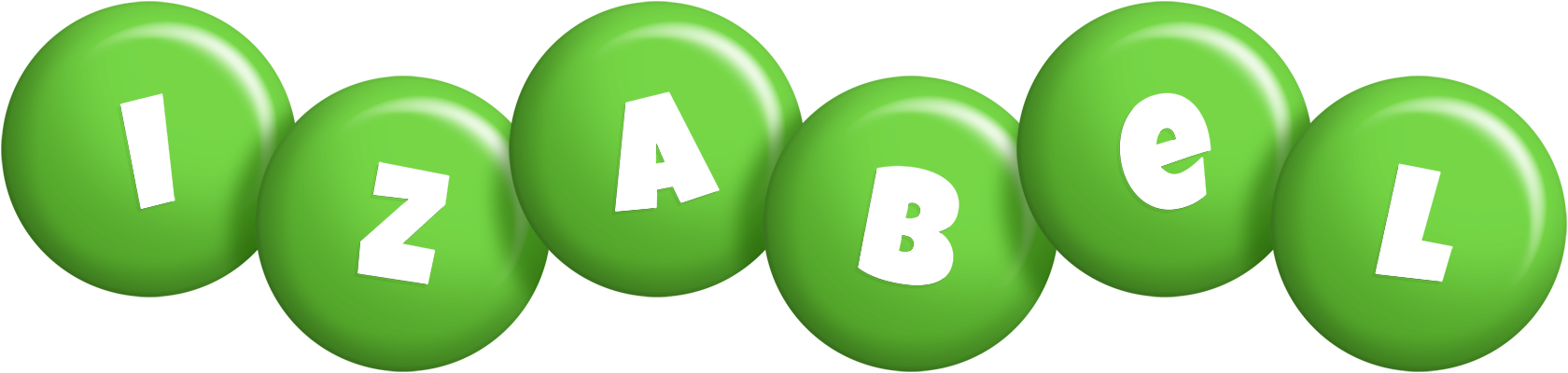Izabel candy-green logo