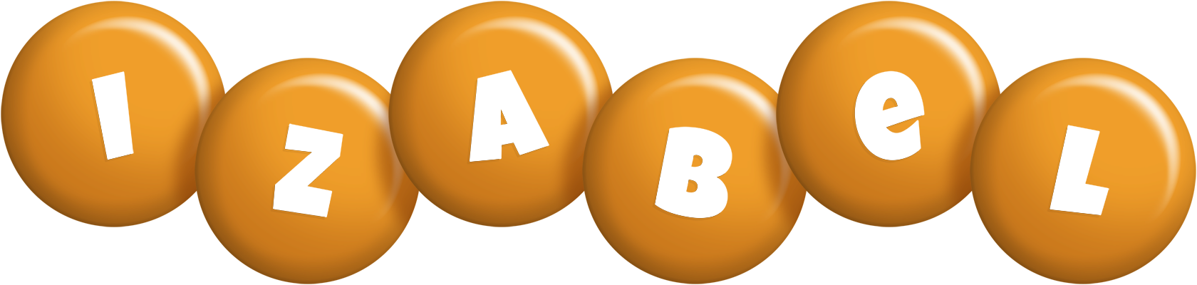 Izabel candy-orange logo