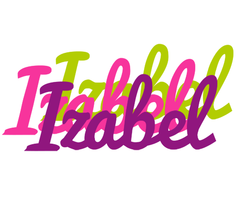 Izabel flowers logo