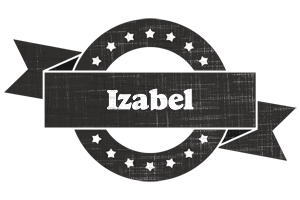 Izabel grunge logo