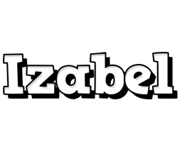 Izabel snowing logo